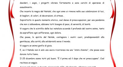 Natale, diritto alla gioia, inno alla vita, contagio d’amore!